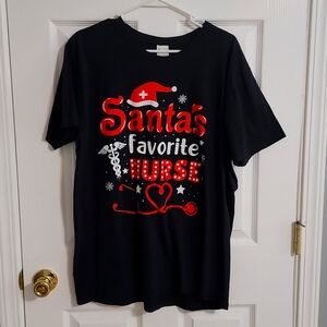 Santa's Favorite Nurse Shirt